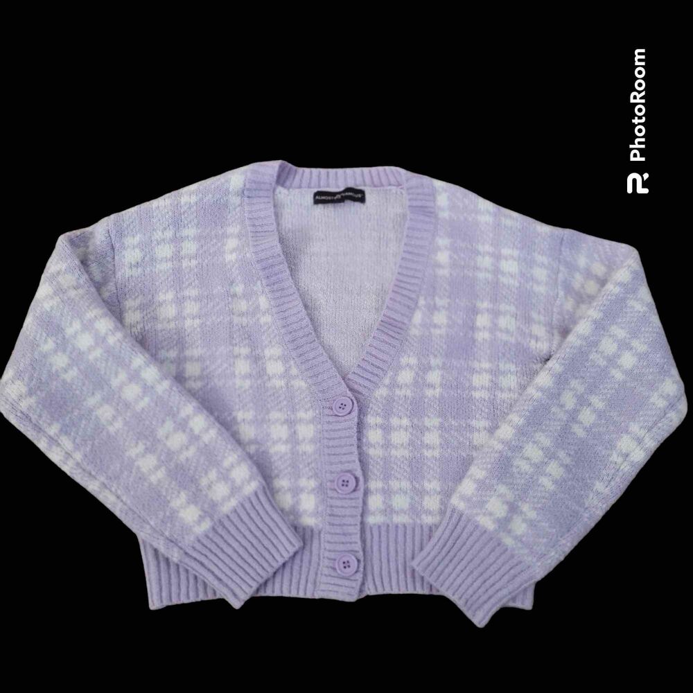 Junior's Size Small Almost Famous Cropped Cardigan